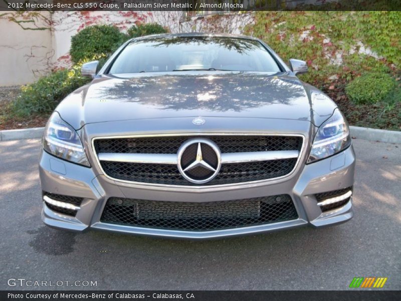 Palladium Silver Metallic / Almond/Mocha 2012 Mercedes-Benz CLS 550 Coupe