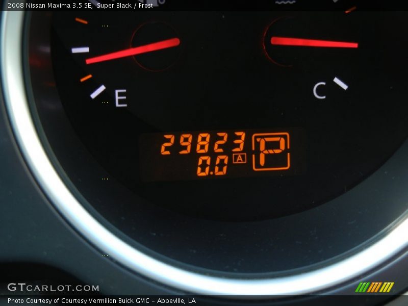 Super Black / Frost 2008 Nissan Maxima 3.5 SE