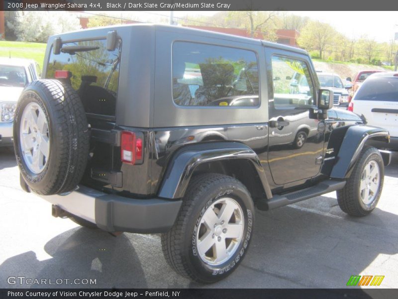 Black / Dark Slate Gray/Medium Slate Gray 2008 Jeep Wrangler Sahara 4x4