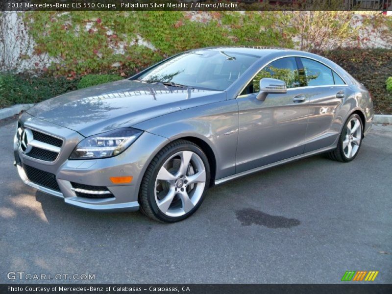 Palladium Silver Metallic / Almond/Mocha 2012 Mercedes-Benz CLS 550 Coupe