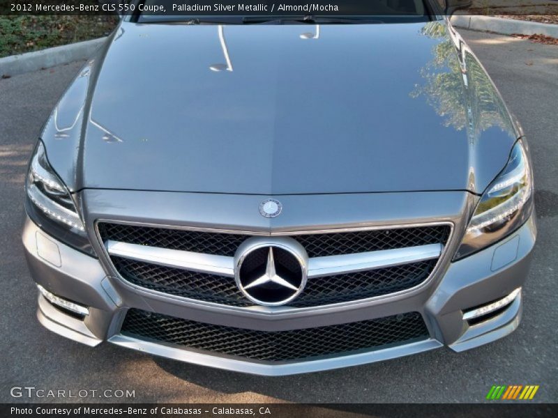 Palladium Silver Metallic / Almond/Mocha 2012 Mercedes-Benz CLS 550 Coupe