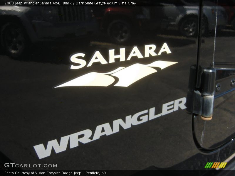 Black / Dark Slate Gray/Medium Slate Gray 2008 Jeep Wrangler Sahara 4x4