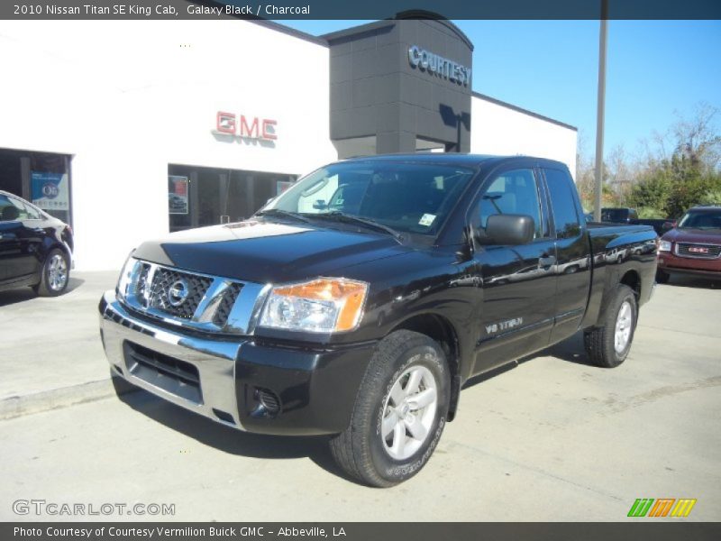 Galaxy Black / Charcoal 2010 Nissan Titan SE King Cab