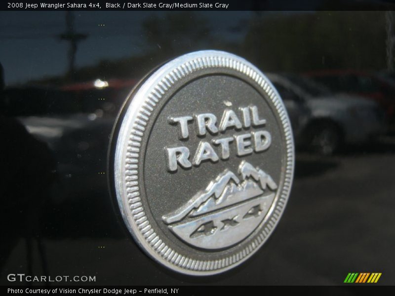 Black / Dark Slate Gray/Medium Slate Gray 2008 Jeep Wrangler Sahara 4x4
