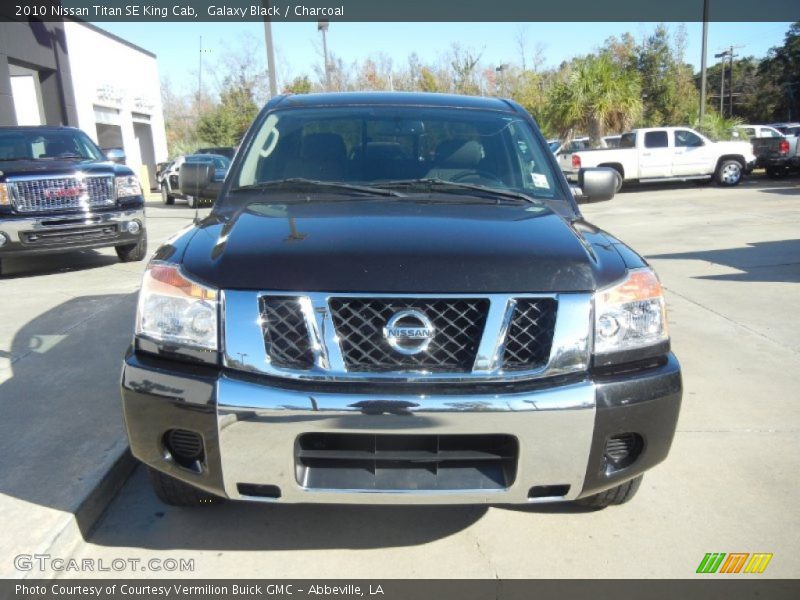 Galaxy Black / Charcoal 2010 Nissan Titan SE King Cab