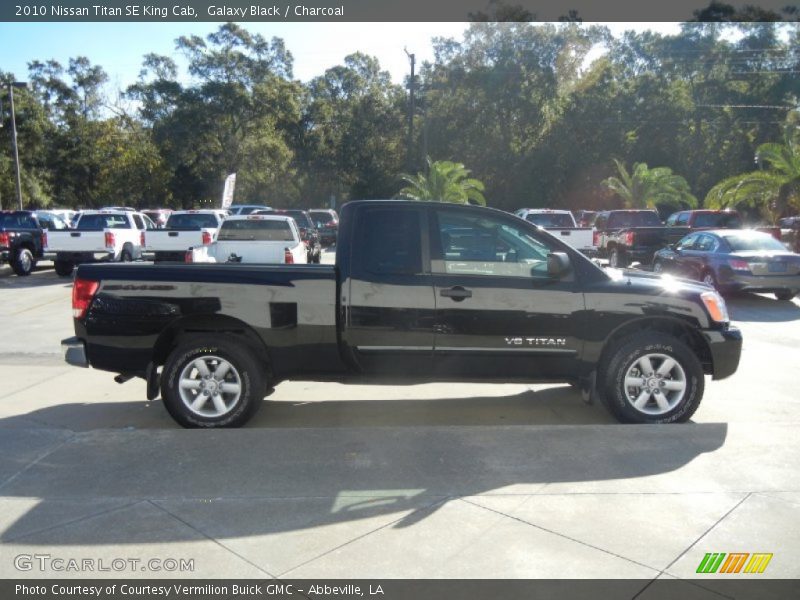 Galaxy Black / Charcoal 2010 Nissan Titan SE King Cab