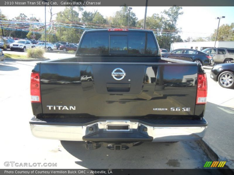 Galaxy Black / Charcoal 2010 Nissan Titan SE King Cab