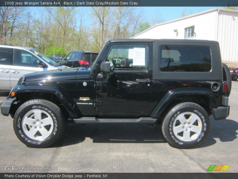 Black / Dark Slate Gray/Medium Slate Gray 2008 Jeep Wrangler Sahara 4x4