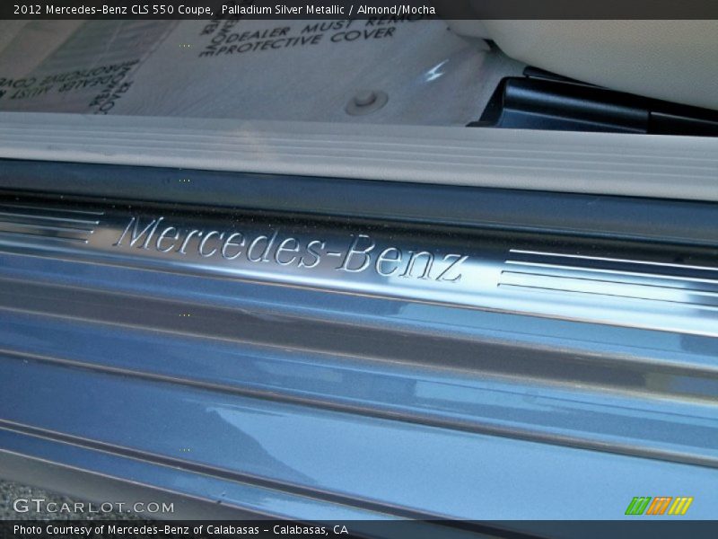 Palladium Silver Metallic / Almond/Mocha 2012 Mercedes-Benz CLS 550 Coupe