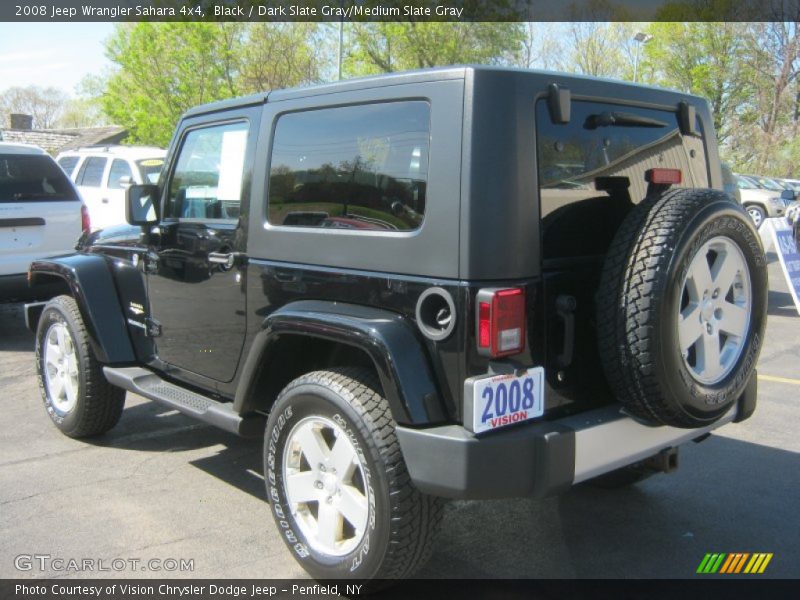 Black / Dark Slate Gray/Medium Slate Gray 2008 Jeep Wrangler Sahara 4x4