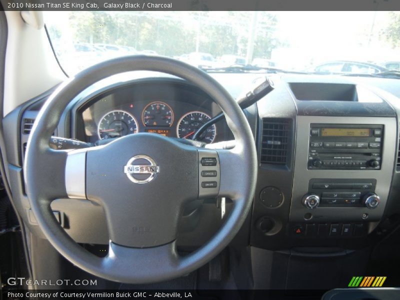 Galaxy Black / Charcoal 2010 Nissan Titan SE King Cab