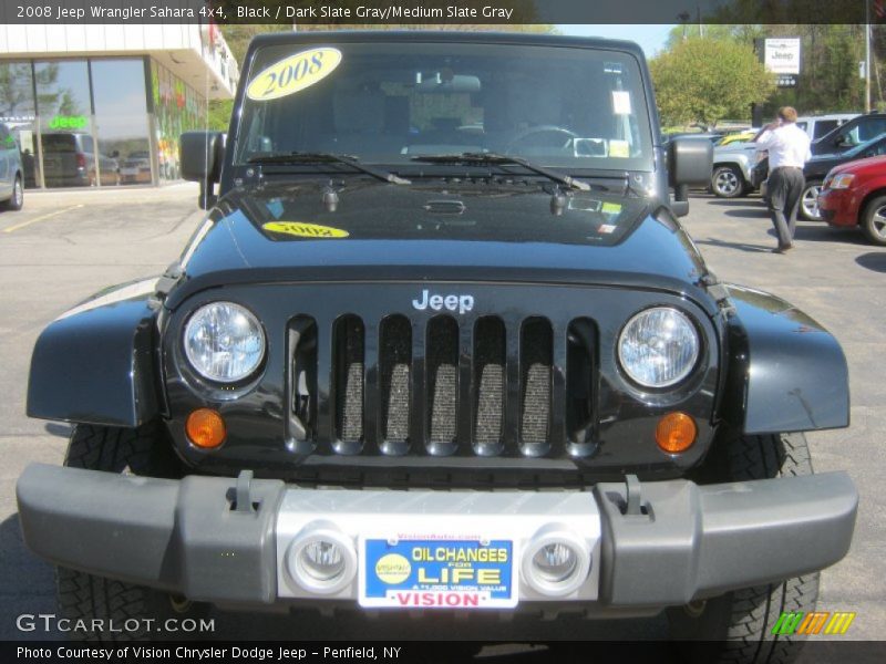 Black / Dark Slate Gray/Medium Slate Gray 2008 Jeep Wrangler Sahara 4x4