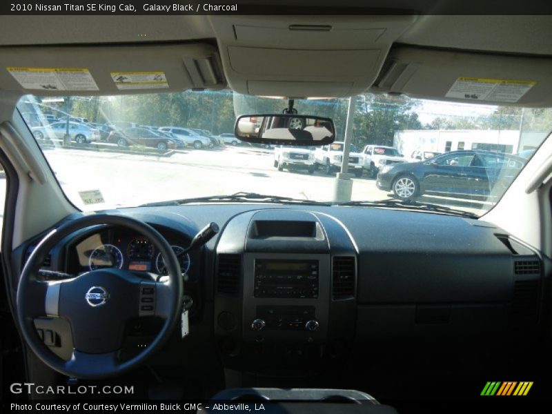 Galaxy Black / Charcoal 2010 Nissan Titan SE King Cab