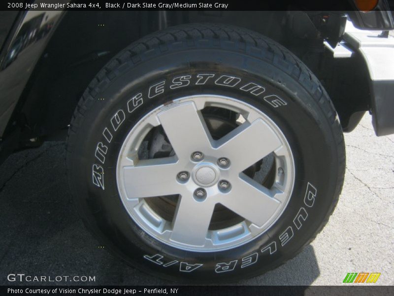 Black / Dark Slate Gray/Medium Slate Gray 2008 Jeep Wrangler Sahara 4x4