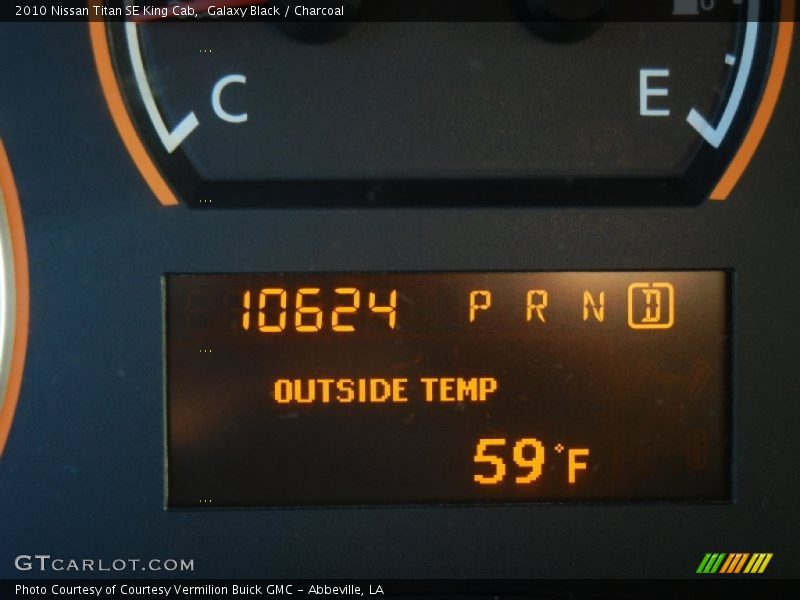 Galaxy Black / Charcoal 2010 Nissan Titan SE King Cab