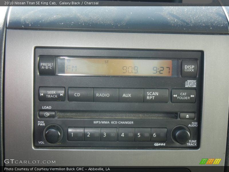 Galaxy Black / Charcoal 2010 Nissan Titan SE King Cab