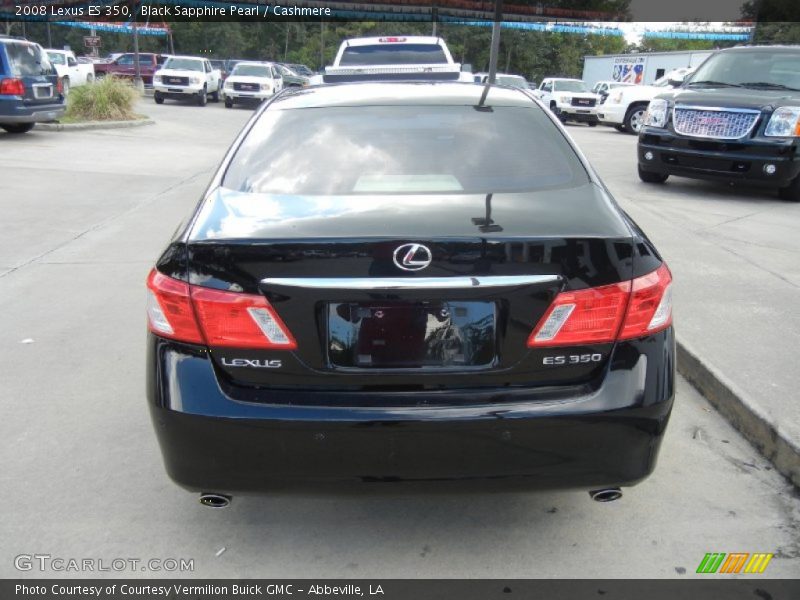Black Sapphire Pearl / Cashmere 2008 Lexus ES 350