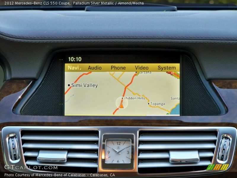 Navigation of 2012 CLS 550 Coupe
