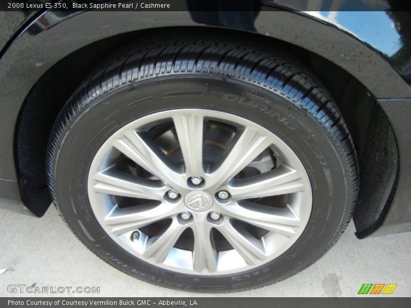 Black Sapphire Pearl / Cashmere 2008 Lexus ES 350