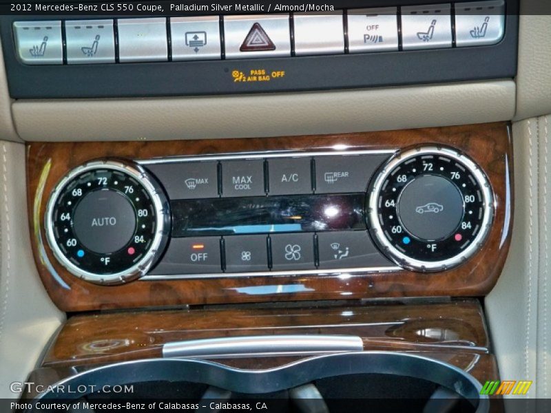 Controls of 2012 CLS 550 Coupe