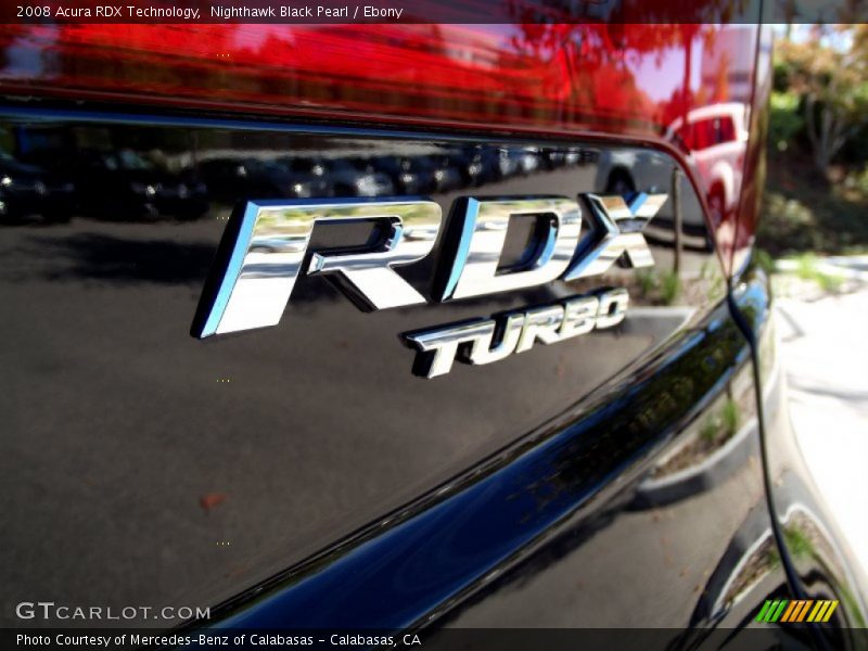 Nighthawk Black Pearl / Ebony 2008 Acura RDX Technology
