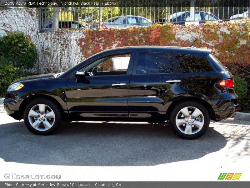 Nighthawk Black Pearl / Ebony 2008 Acura RDX Technology