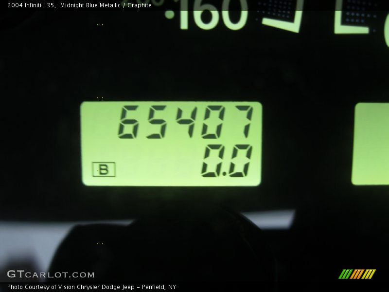 Midnight Blue Metallic / Graphite 2004 Infiniti I 35