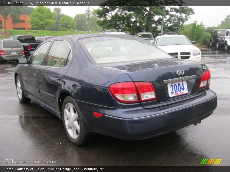 Midnight Blue Metallic / Graphite 2004 Infiniti I 35