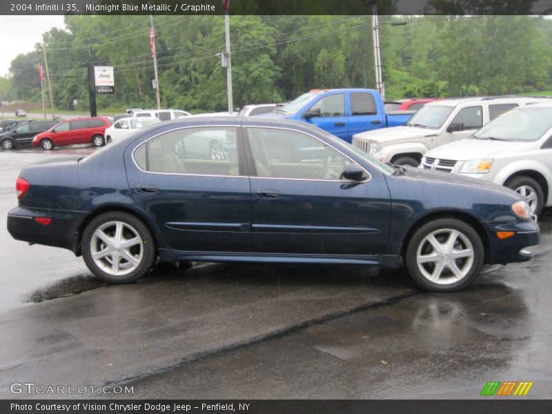 Midnight Blue Metallic / Graphite 2004 Infiniti I 35