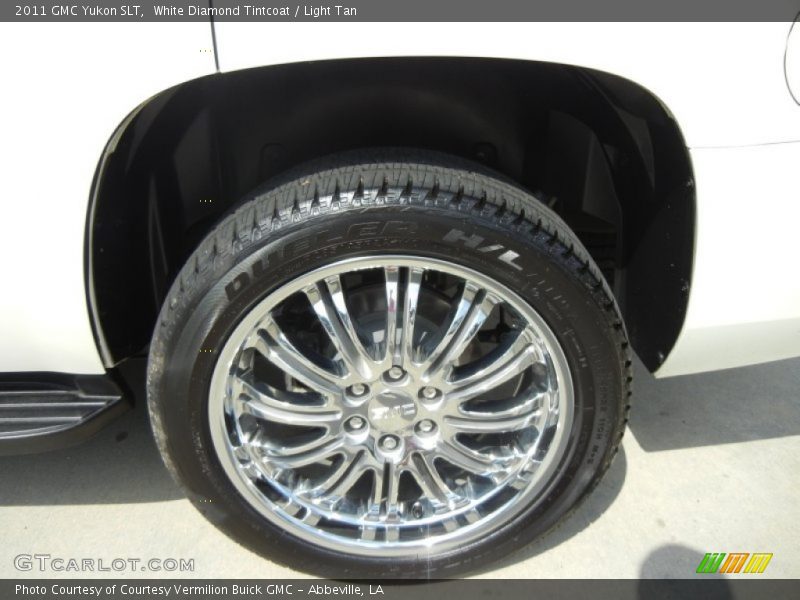 White Diamond Tintcoat / Light Tan 2011 GMC Yukon SLT
