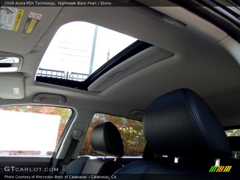 Nighthawk Black Pearl / Ebony 2008 Acura RDX Technology