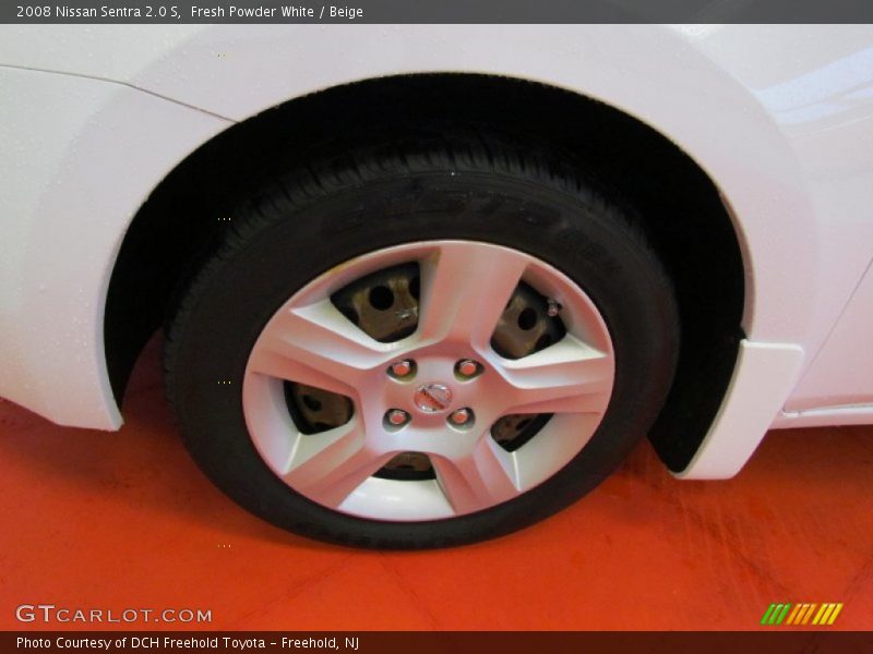 Fresh Powder White / Beige 2008 Nissan Sentra 2.0 S