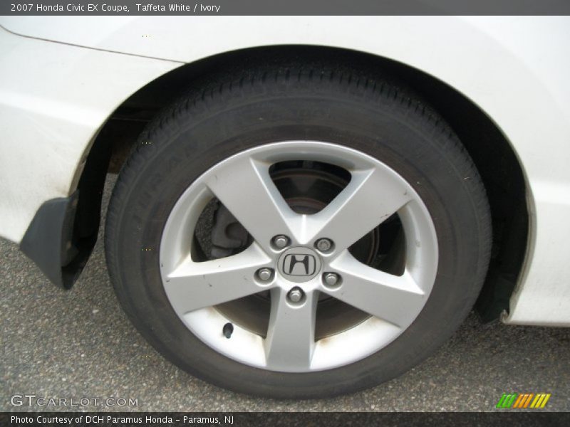 Taffeta White / Ivory 2007 Honda Civic EX Coupe