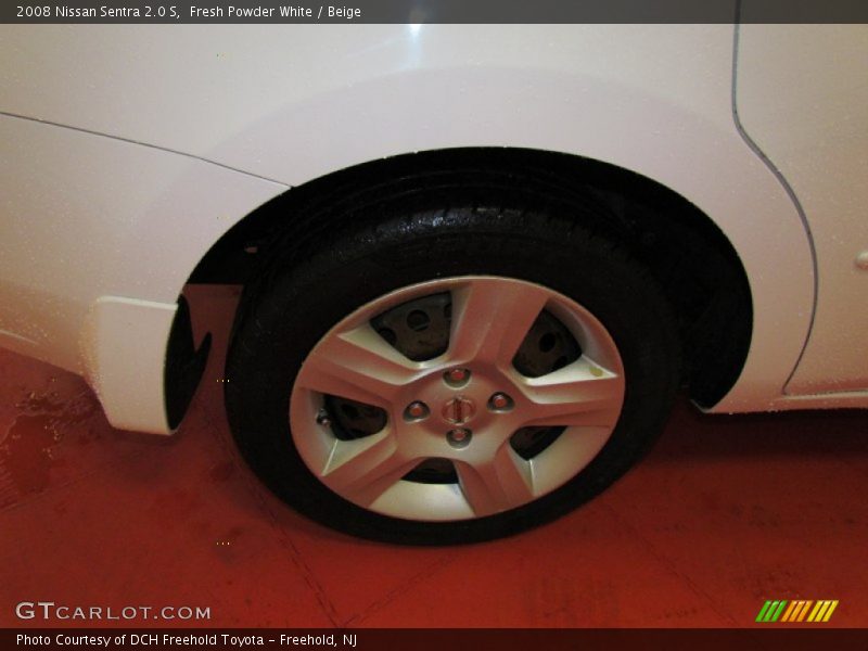 Fresh Powder White / Beige 2008 Nissan Sentra 2.0 S