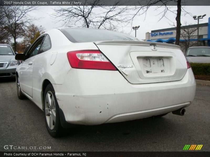 Taffeta White / Ivory 2007 Honda Civic EX Coupe