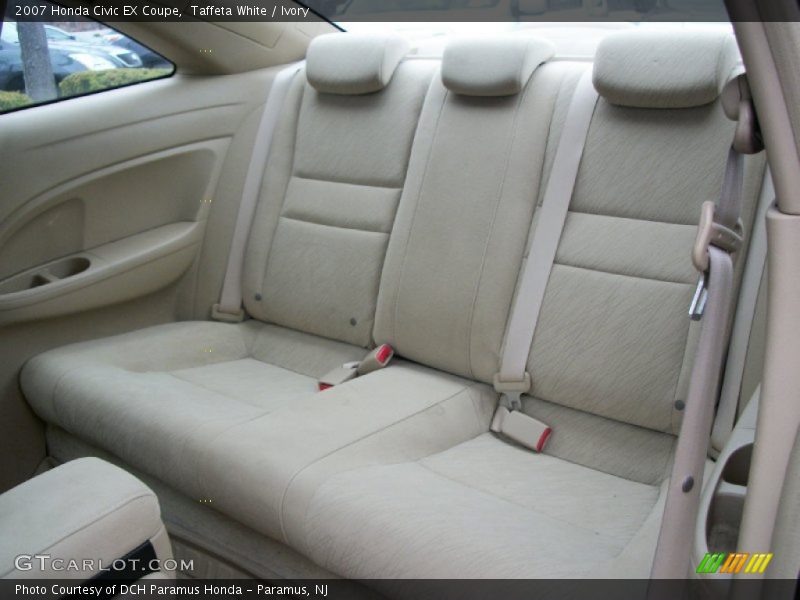 Taffeta White / Ivory 2007 Honda Civic EX Coupe