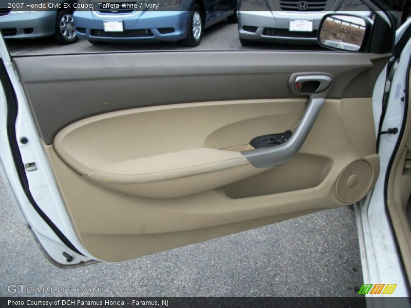 Taffeta White / Ivory 2007 Honda Civic EX Coupe