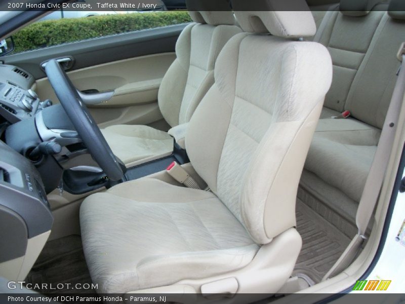 Taffeta White / Ivory 2007 Honda Civic EX Coupe