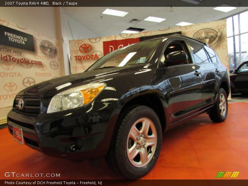 Black / Taupe 2007 Toyota RAV4 4WD