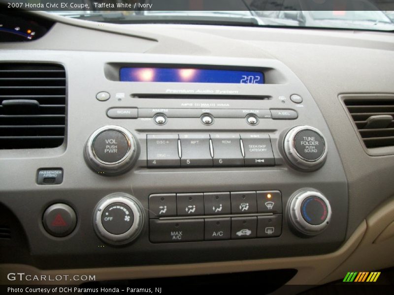Taffeta White / Ivory 2007 Honda Civic EX Coupe