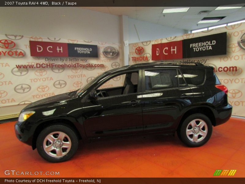 Black / Taupe 2007 Toyota RAV4 4WD