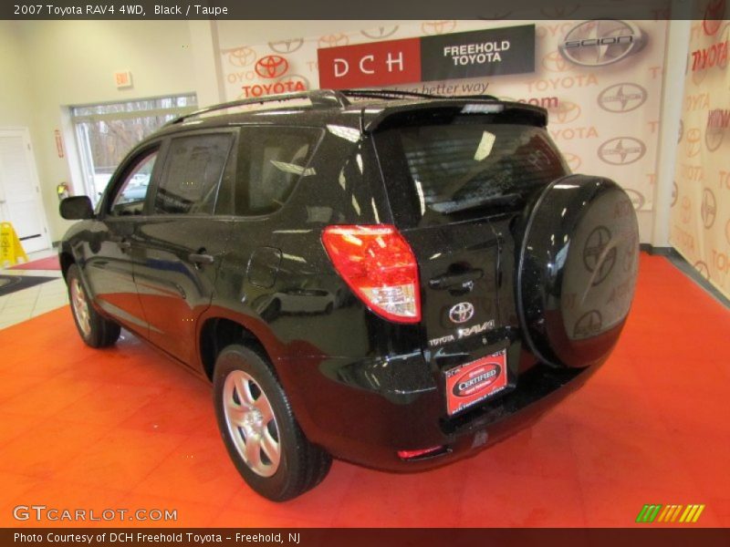 Black / Taupe 2007 Toyota RAV4 4WD