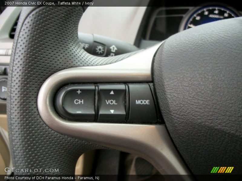 Taffeta White / Ivory 2007 Honda Civic EX Coupe