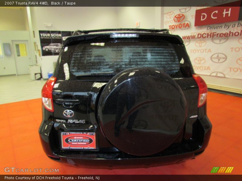 Black / Taupe 2007 Toyota RAV4 4WD