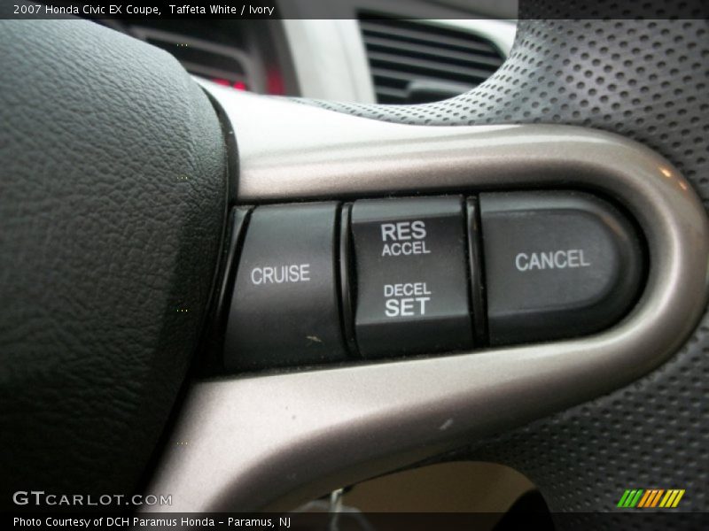 Taffeta White / Ivory 2007 Honda Civic EX Coupe