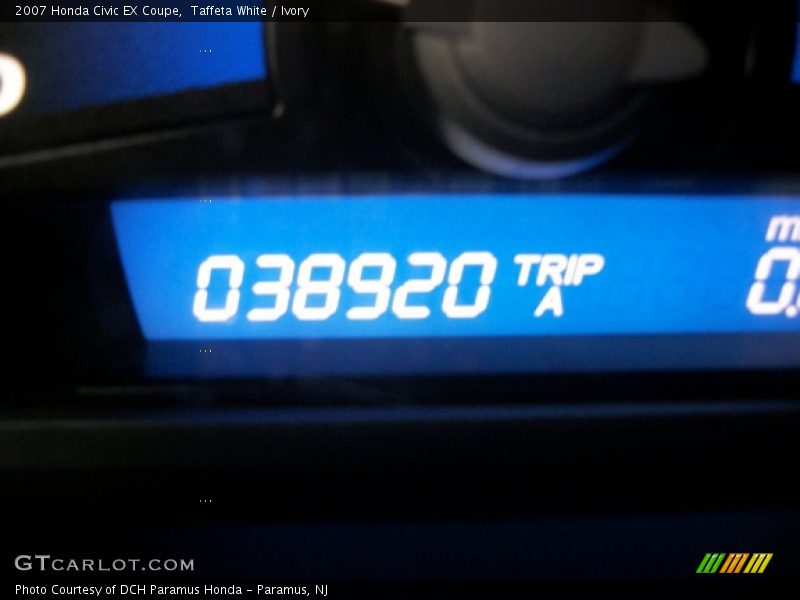 Taffeta White / Ivory 2007 Honda Civic EX Coupe