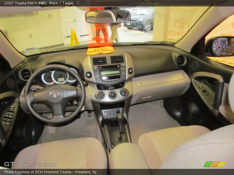Black / Taupe 2007 Toyota RAV4 4WD