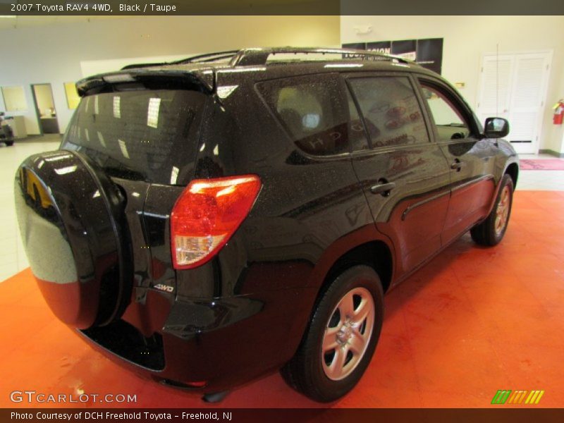 Black / Taupe 2007 Toyota RAV4 4WD