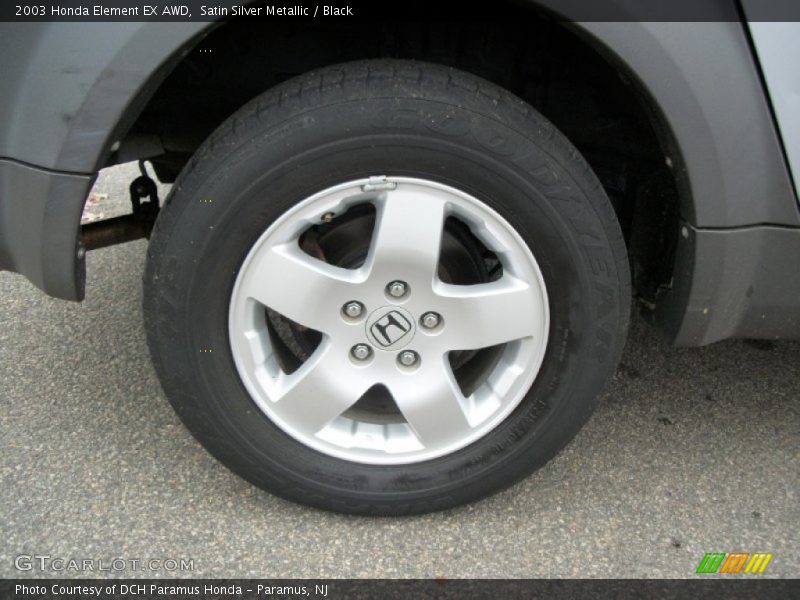 Satin Silver Metallic / Black 2003 Honda Element EX AWD