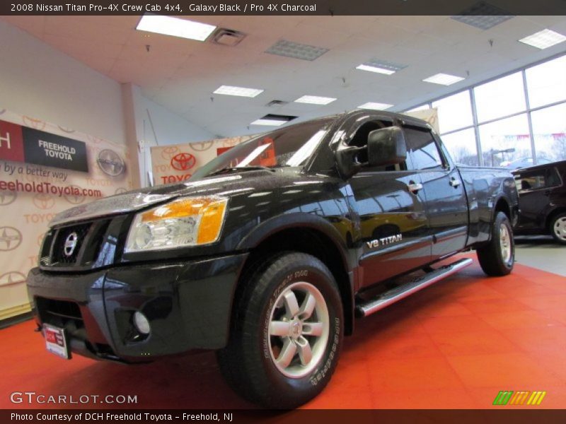 Galaxy Black / Pro 4X Charcoal 2008 Nissan Titan Pro-4X Crew Cab 4x4